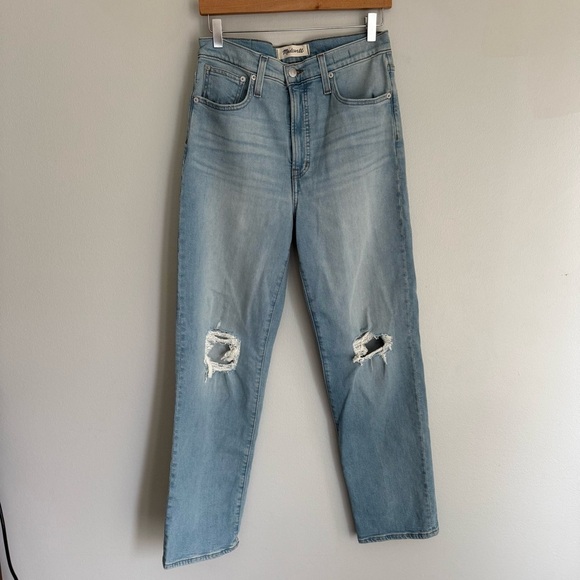 Madewell the perfect vintage straight leg jeans light wash size 28 DM5779 - Picture 2 of 10